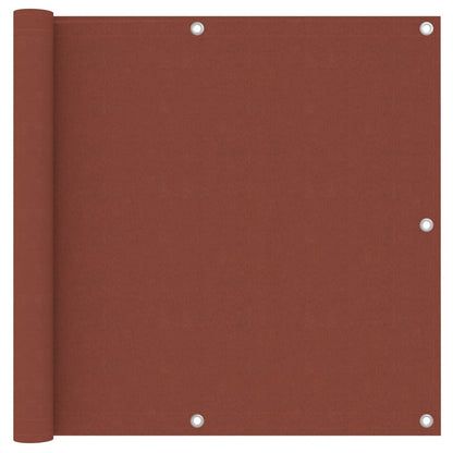 Balkon-Sichtschutz Terrakotta-Rot 90x300 cm Oxford-Gewebe - Pazzar.ch