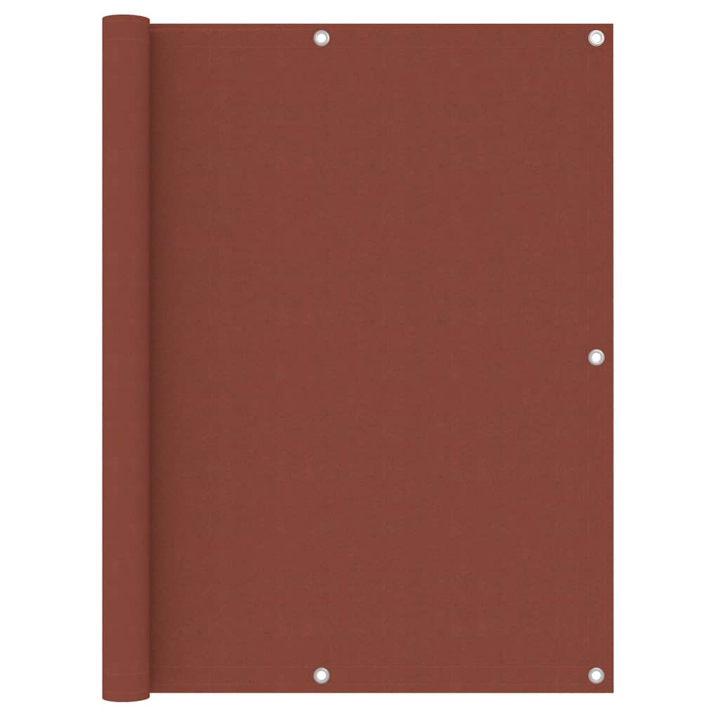 Balkon-Sichtschutz Terrakotta-Rot 120x600 cm Oxford-Gewebe - Pazzar.ch