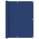 Balkon-Sichtschutz Blau 120x500 cm Oxford-Gewebe