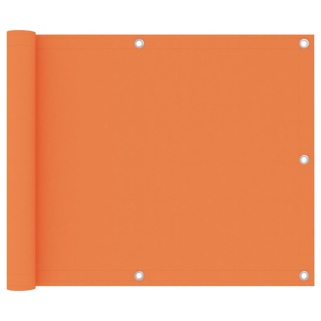 Balkon-Sichtschutz Orange 75x500 cm Oxford-Gewebe - Pazzar.ch