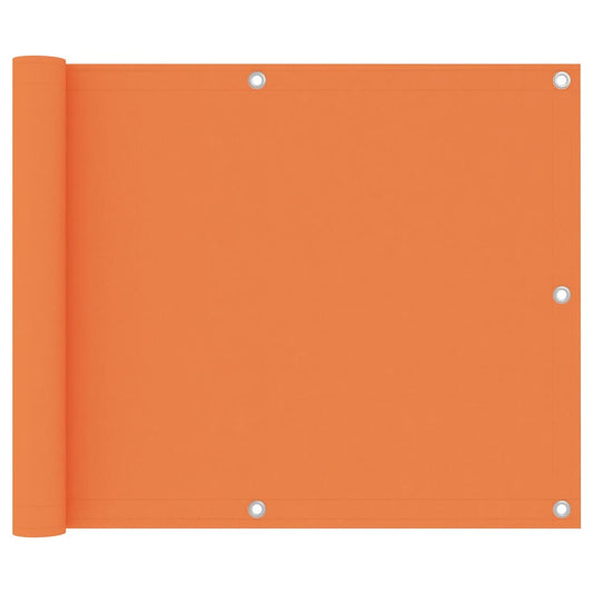 Balkon-Sichtschutz Orange 75x500 cm Oxford-Gewebe - Pazzar.ch