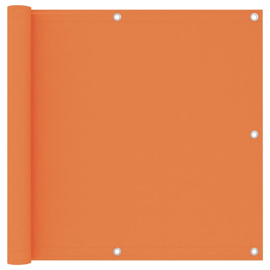Balkon-Sichtschutz Orange 90x500 cm Oxford-Gewebe - Pazzar.ch