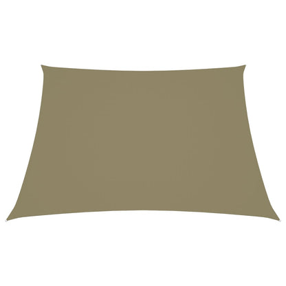 Sonnensegel Oxford-Gewebe Trapezförmig 2/4x3 m Beige - Pazzar.ch