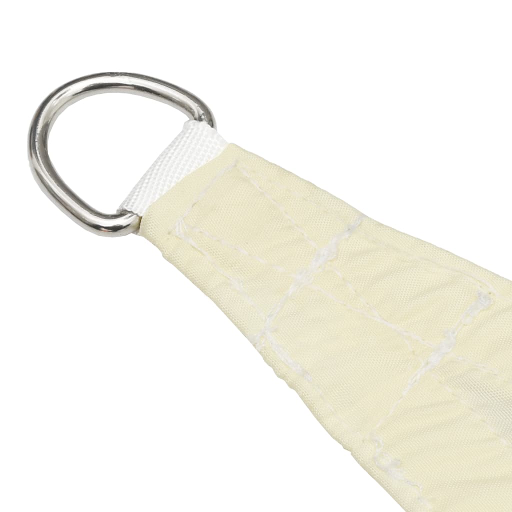 Sonnensegel Oxford-Gewebe Trapezförmig 2/4x3 m Cremeweiß - Pazzar.ch