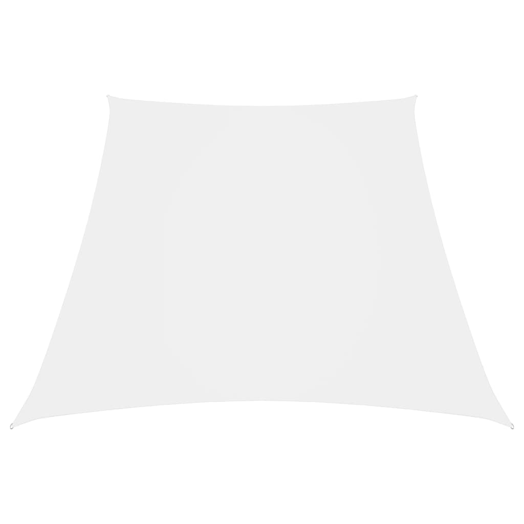 Sonnensegel Oxford-Gewebe Trapezförmig 2/4x3 m Weiß - Pazzar.ch