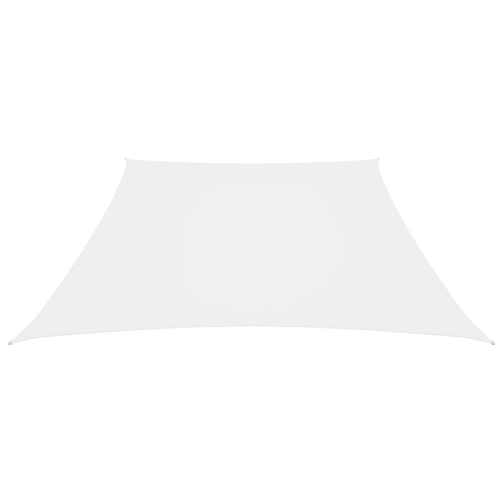 Sonnensegel Oxford-Gewebe Trapezförmig 2/4x3 m Weiß