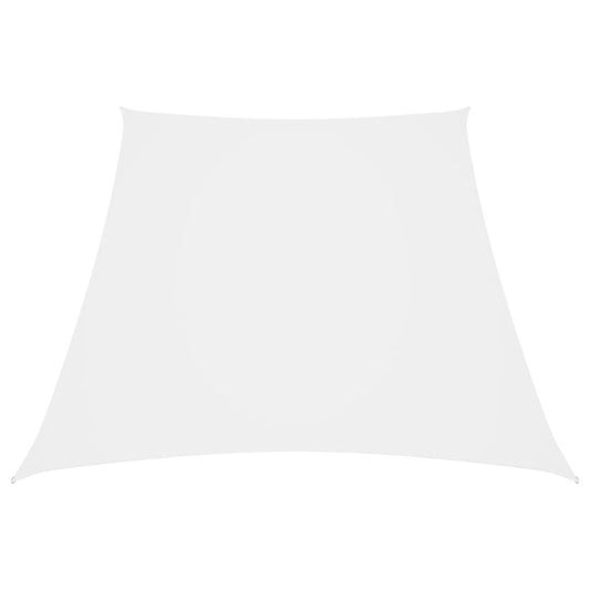 Sonnensegel Oxford-Gewebe Trapezförmig 3/5x4 m Weiß - Pazzar.ch