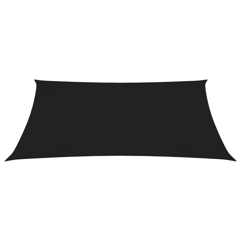 Sonnensegel Oxford-Gewebe Trapezförmig 2/4x3 m Schwarz - Pazzar.ch