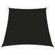 Sonnensegel Oxford-Gewebe Trapezförmig 3/5x4 m Schwarz