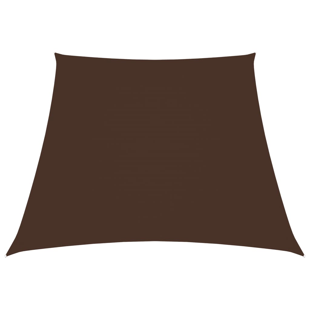 Sonnensegel Oxford-Gewebe Trapezförmig 2/4x3 m Braun