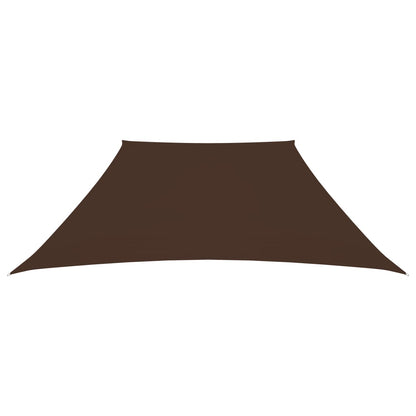 Sonnensegel Oxford-Gewebe Trapezförmig 2/4x3 m Braun - Pazzar.ch