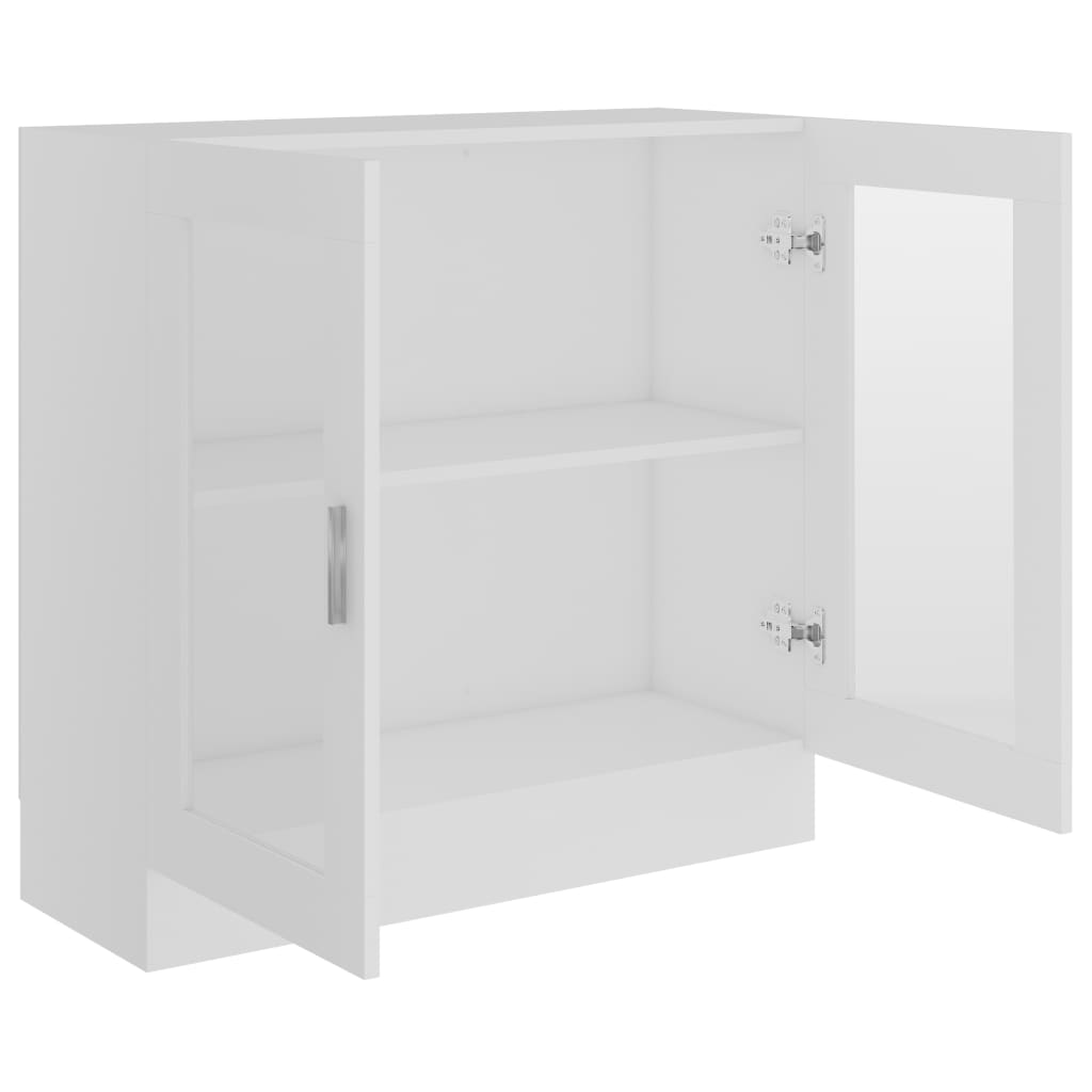 Vitrinenschrank Weiß 82,5x30,5x80 cm Holzwerkstoff - Pazzar.ch