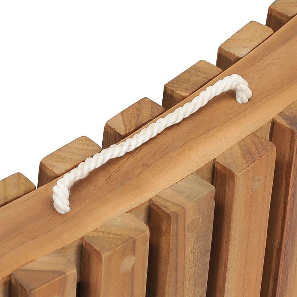 Klappbare Sonnenliege mit Tisch Massivholz Teak - Pazzar.ch