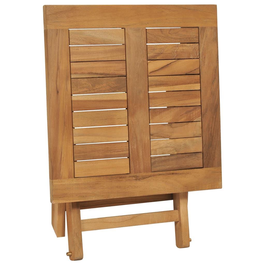 Klappbare Sonnenliege mit Tisch Massivholz Teak - Pazzar.ch