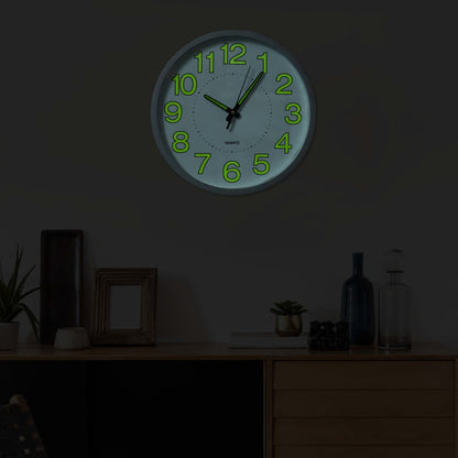 Leuchtende Wanduhr Weiß 30 cm - Pazzar.ch
