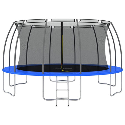 Trampolin-Set Rund 488x90 cm 150 kg - Pazzar.ch