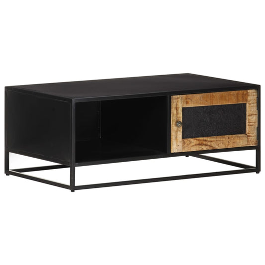 Couchtisch 90x50x35 cm Raues Mangoholz - Pazzar.ch