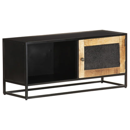 TV-Schrank 90x30x40 cm Raues Mangoholz - Pazzar.ch