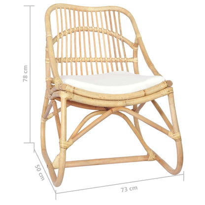 Rattanstuhl Leinen - Pazzar.ch