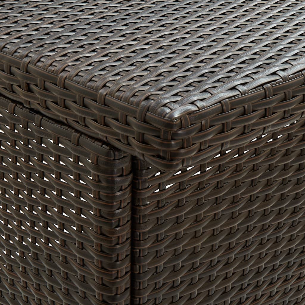 3-tlg. Bar Set Poly Rattan Braun - Pazzar.ch