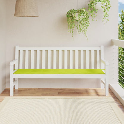 Gartenbank-Auflage Hellgrün 180x50x3 cm Oxford-Gewebe - Pazzar.ch