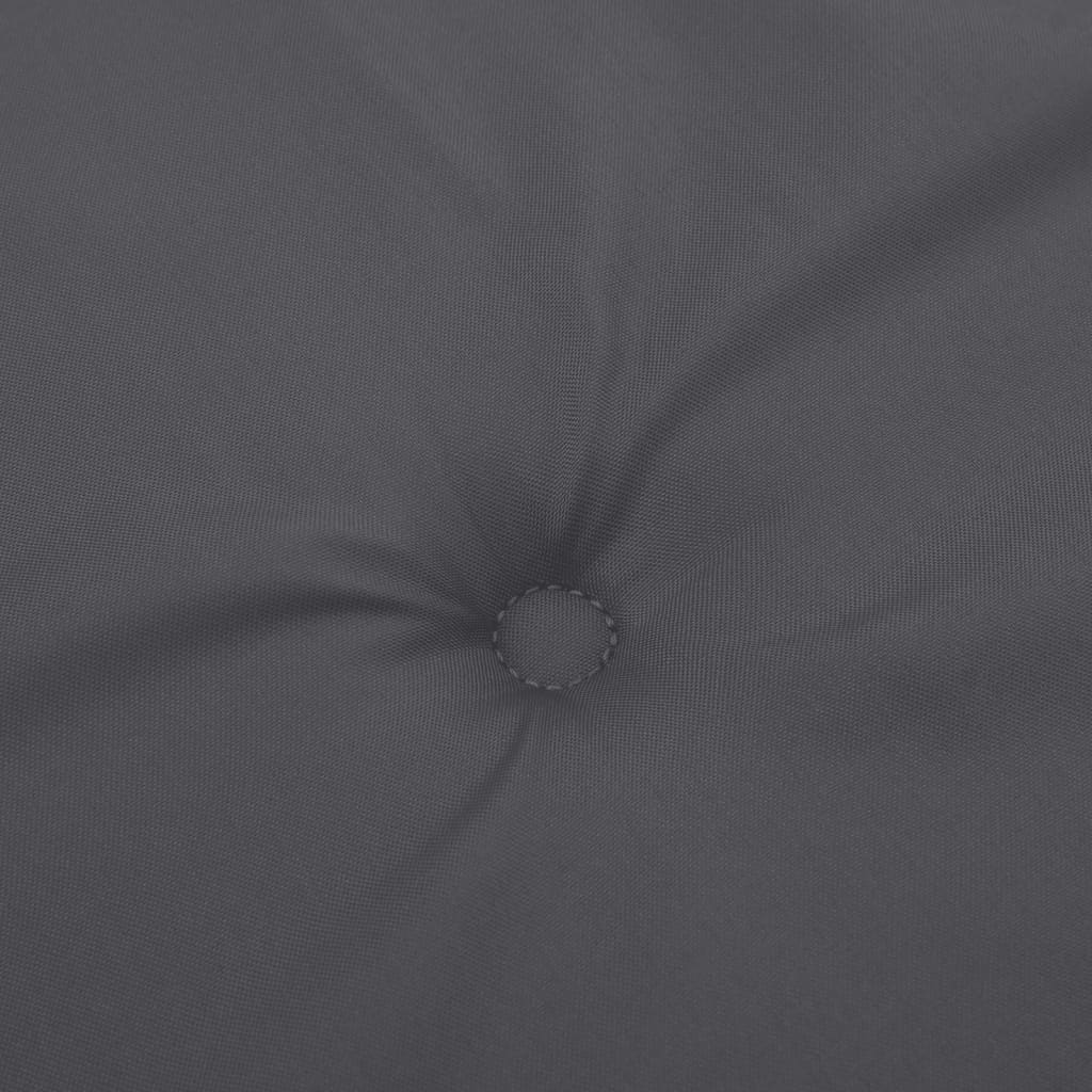 Liegestuhl-Auflage Anthrazit (75+105)x50x4 cm