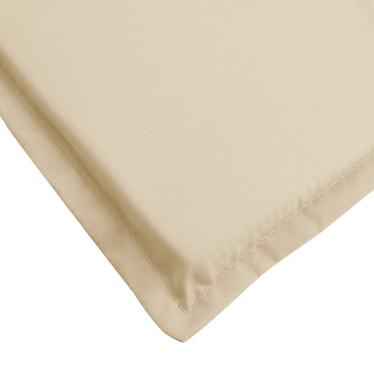 Liegestuhl-Auflage Beige (75+105)x50x3 cm - Pazzar.ch
