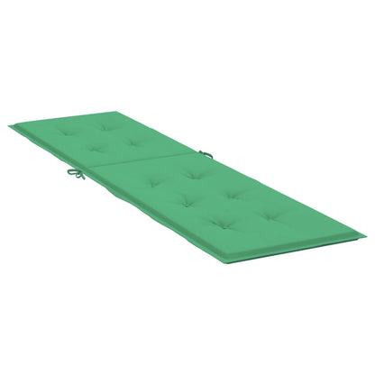 Liegestuhl-Auflage Grün (75+105)x50x3 cm - Pazzar.ch