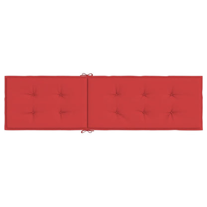 Liegestuhl-Auflage Rot (75+105)x50x3 cm - Pazzar.ch