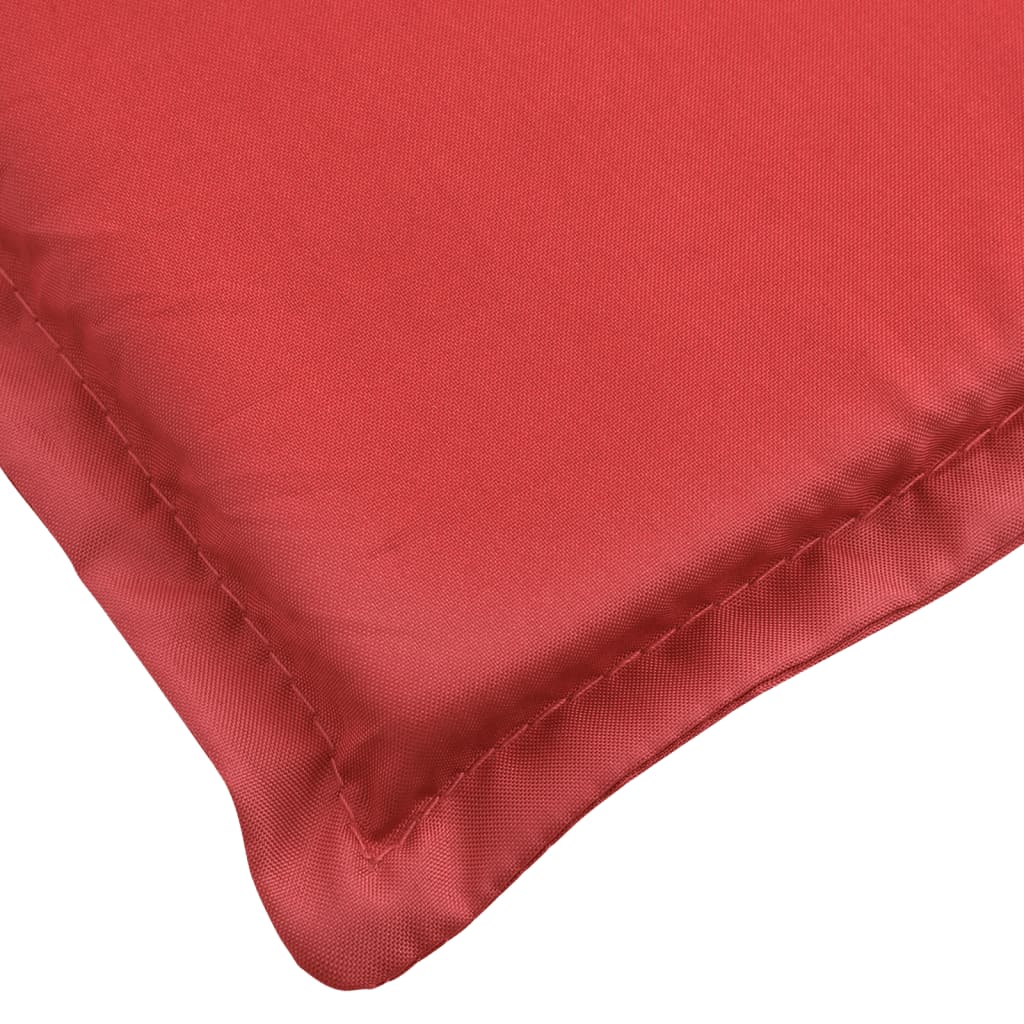 Liegestuhl-Auflage Rot (75+105)x50x3 cm - Pazzar.ch