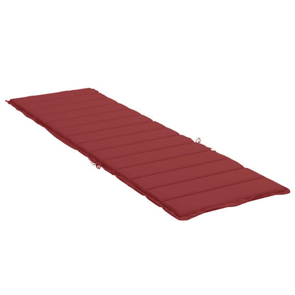 Sonnenliegen-Auflage Weinrot 200x50x3 cm Oxford-Gewebe - Pazzar.ch