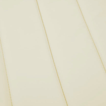 Sonnenliegen-Auflage Creme 200x70x3 cm Oxford-Gewebe - Pazzar.ch