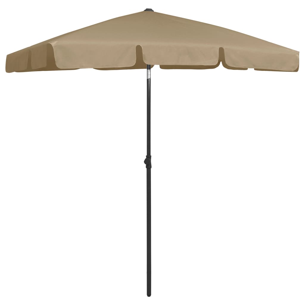 Strandschirm Taupe 180x120 cm - Pazzar.ch