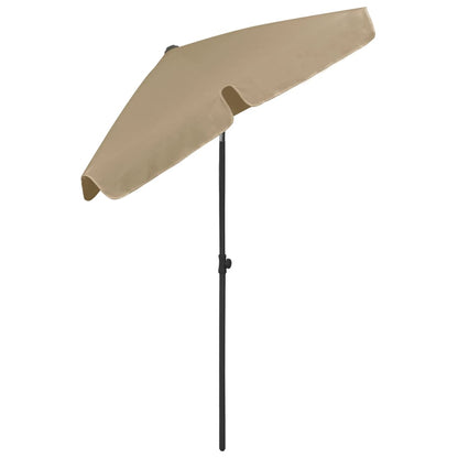 Strandschirm Taupe 180x120 cm - Pazzar.ch