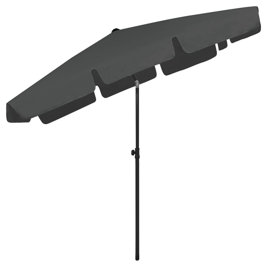 Strandschirm Anthrazit 200x125 cm - Pazzar.ch