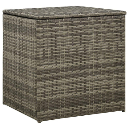 4-tlg. Garten-Lounge-Set mit Auflagen Poly Rattan Grau - Pazzar.ch