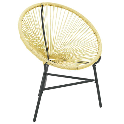 Garten-Acapulco-Stuhl Poly-Rattan Beige - Pazzar.ch