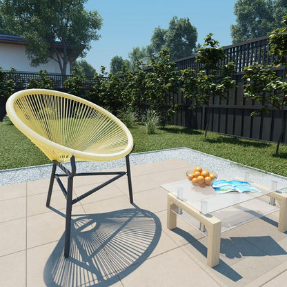 Garten-Acapulco-Stuhl Poly-Rattan Beige - Pazzar.ch