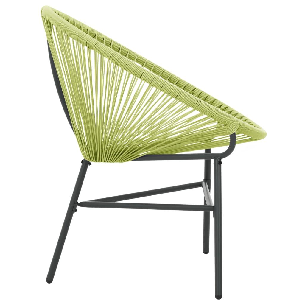 Garten-Acapulco-Stuhl Poly-Rattan Grün - Pazzar.ch