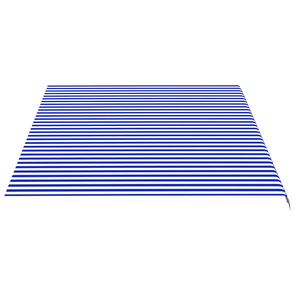 Markisenbespannung Blau und Weiß 5x3,5 m - Pazzar.ch