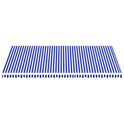 Markisenbespannung Blau und Weiß 6x3,5 m - Pazzar.ch