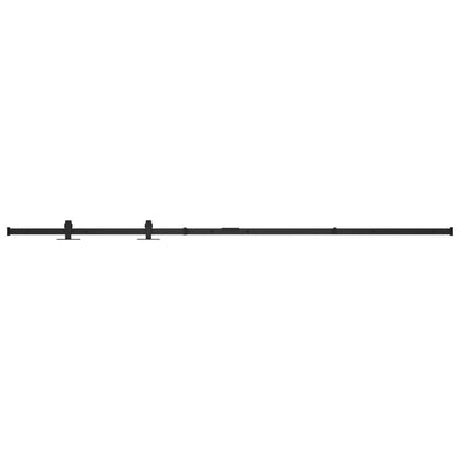 Mini Schiebetürbeschlag Set für Schranktüren Carbonstahl 183 cm - Pazzar.ch