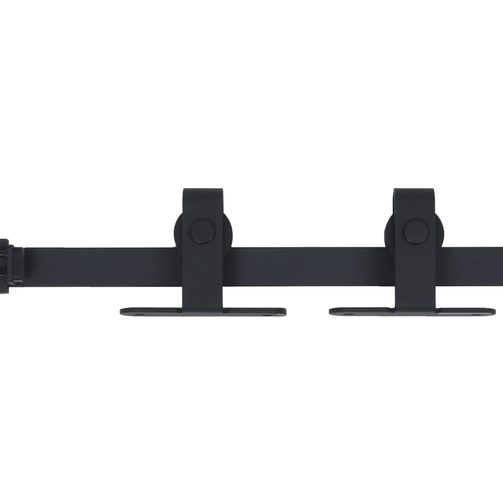 Mini Schiebetürbeschlag Set für Schranktüren Carbonstahl 200 cm - Pazzar.ch