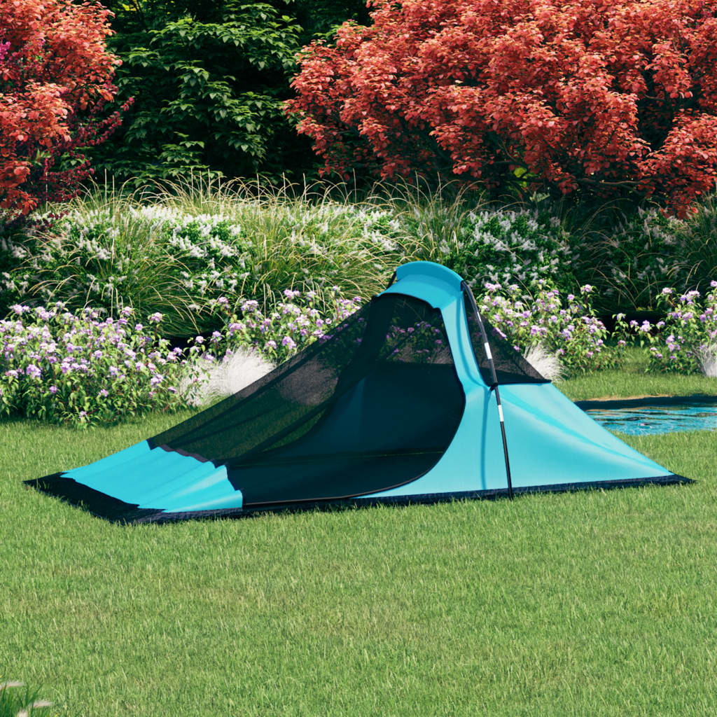 Campingzelt 317x240x100 cm Blau - Pazzar.ch