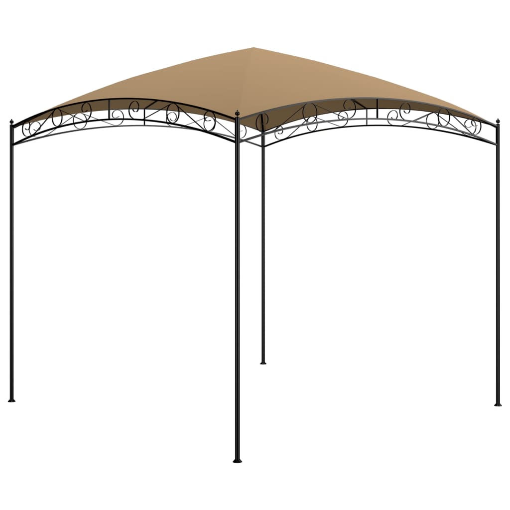 Pavillon 3x3x2,65 m Taupe 180 g/m² - Pazzar.ch