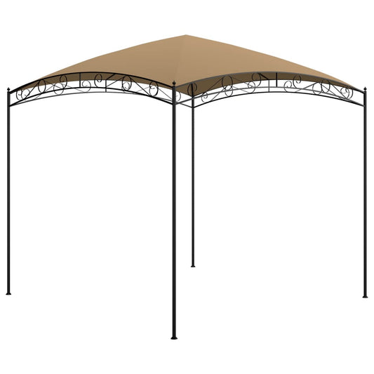 Pavillon 3x3x2,65 m Taupe 180 g/m² - Pazzar.ch