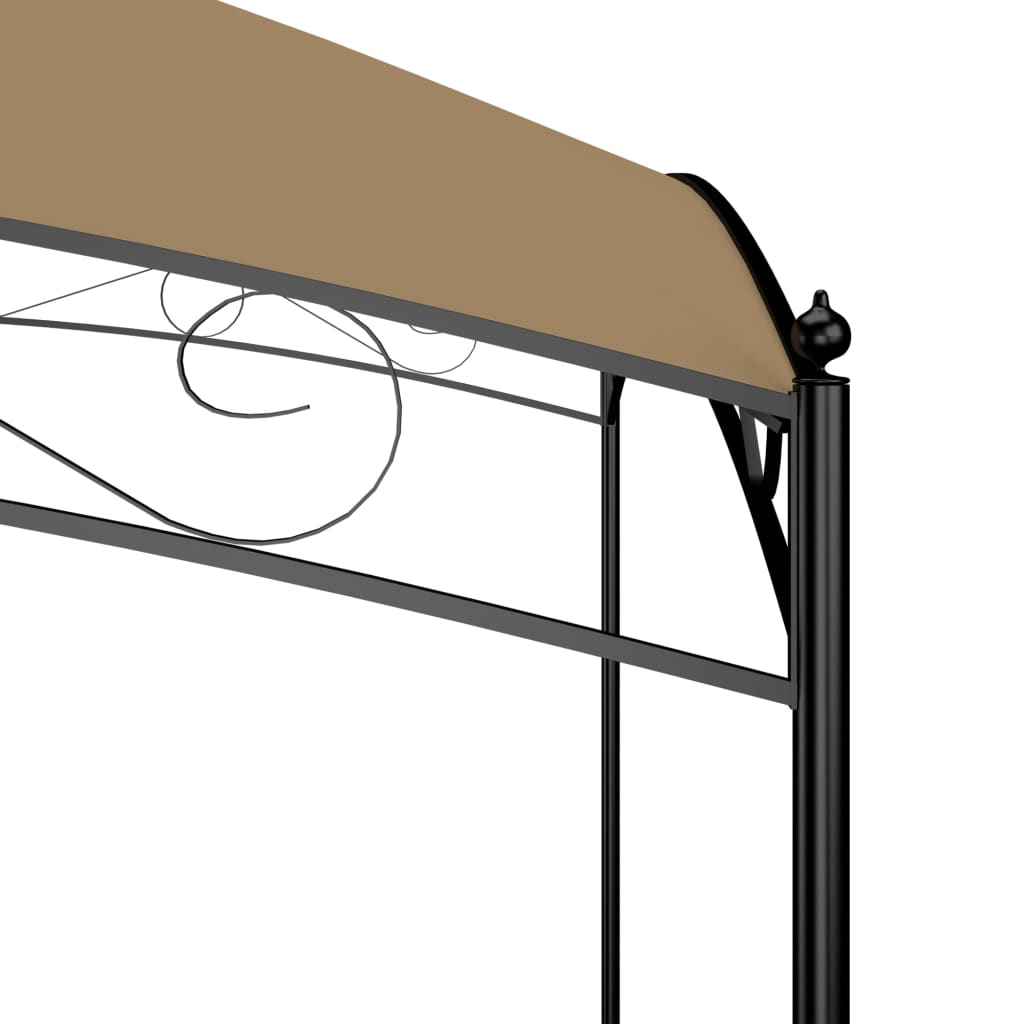 Pavillon 3x3x2,65 m Taupe 180 g/m² - Pazzar.ch