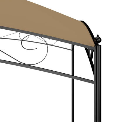 Pavillon 3x3x2,65 m Taupe 180 g/m² - Pazzar.ch