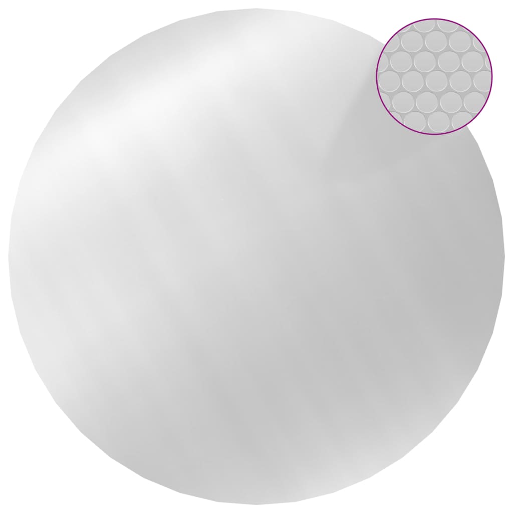 Poolabdeckung Silbern 549 cm PE - Pazzar.ch