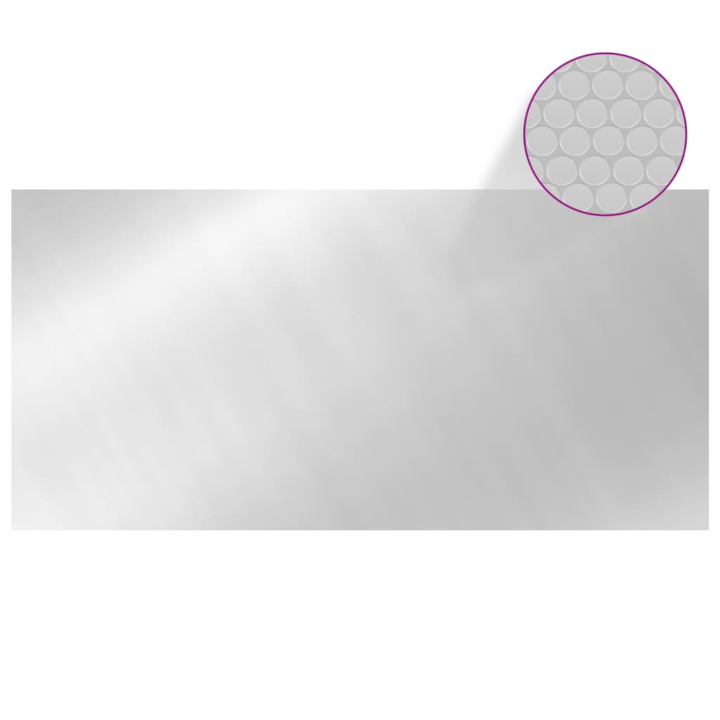 Poolabdeckung Silbern 450x220 cm PE - Pazzar.ch